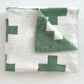 Phufy™ Bliss Blanket, Matcha/White Cross