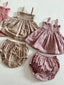 Lavender / Organic Smocked Set