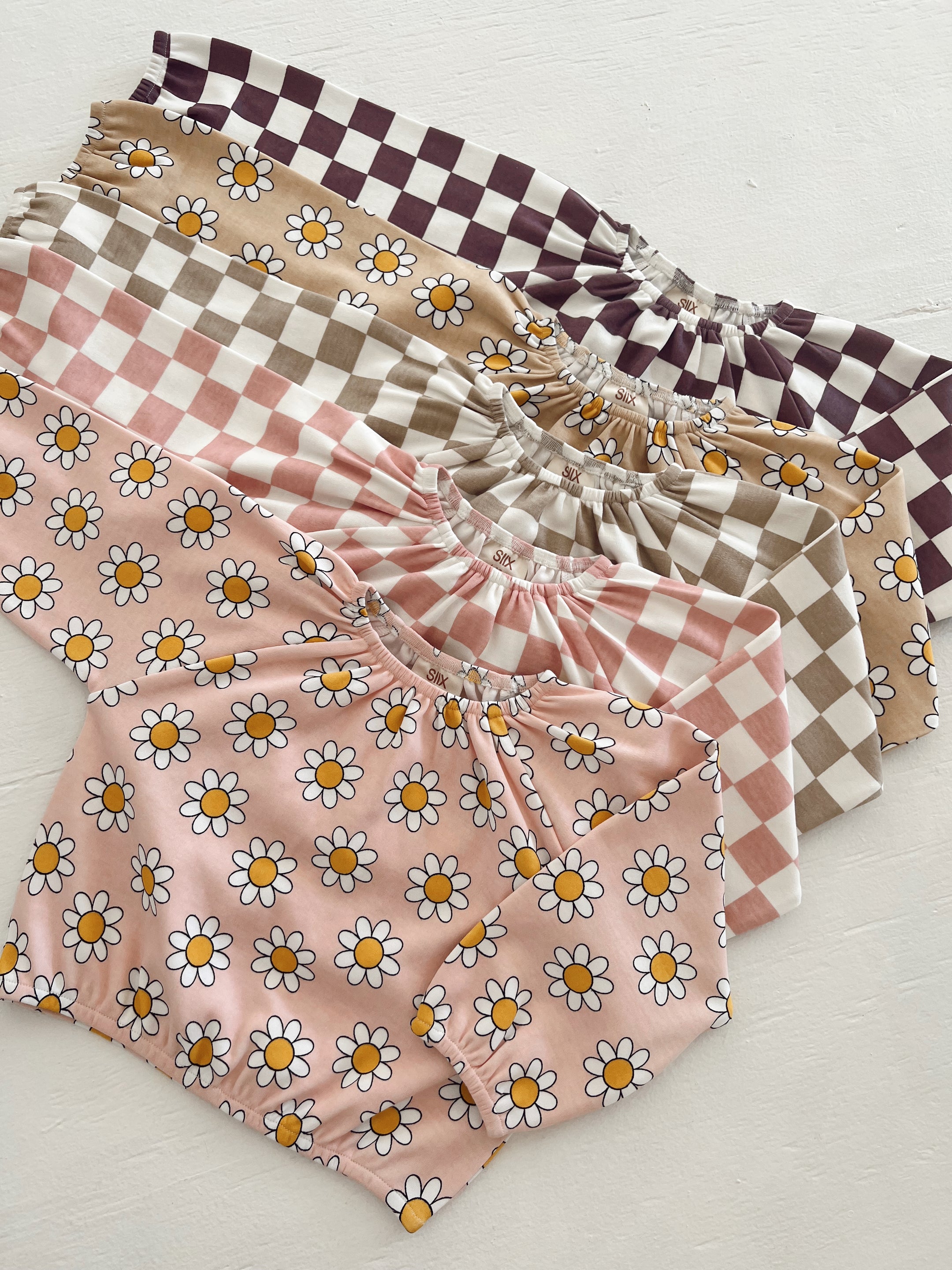 Strawberry Shortcake Checkerboard Organic Mode Top Pant Set strawberry-shortcake-checkerboard-organic-mode-top-pant-set