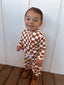 Stracciatella Checkerboard / Organic Wells Top + Pant Set