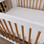 Stretch Crib Sheet, White