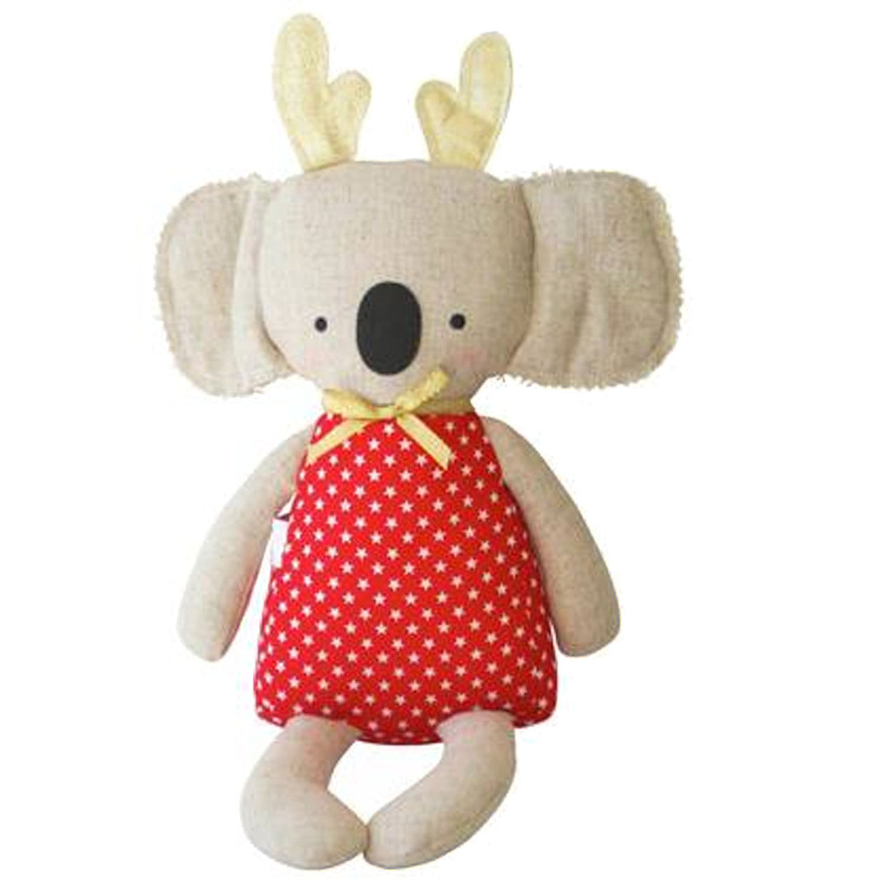 Koala with Antlers Doll, Red Star