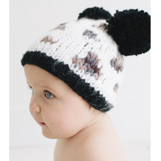 SpearmintLOVE’s baby Leopard Pom Pom Hat