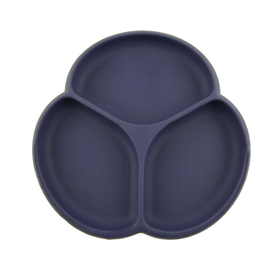 SpearmintLOVE’s baby Silicone Suction Plate, Midnight Blue