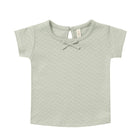 SpearmintLOVE’s baby Pointelle Short Sleeve Tee, Mint