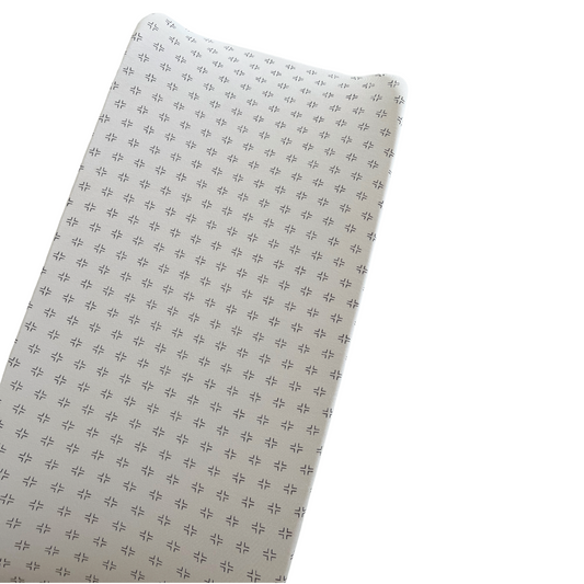 Changing Pad Cover, Natural/Black Geo