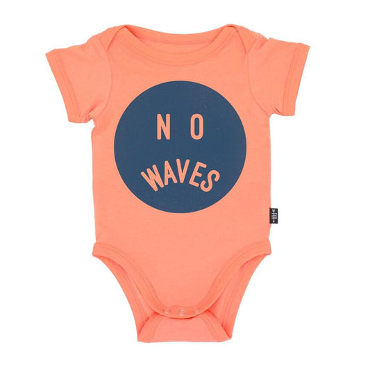 SpearmintLOVE’s baby Graphic Bodysuit, No Waves Coral