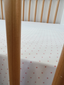 Stretch Crib Sheet, Pink Polka Dot