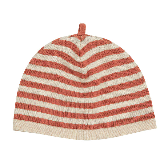 Knit Hat, Pumpkin Stripe