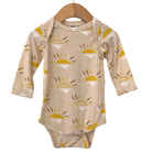 SpearmintLOVE’s baby Long Sleeve Bodysuit, Sand Sun