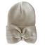 Baby's First Hat®, Sand/White Stripe Bow