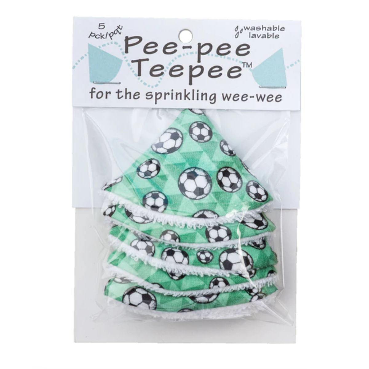 SpearmintLOVE’s baby Pee-Pee Teepee, Green Soccer