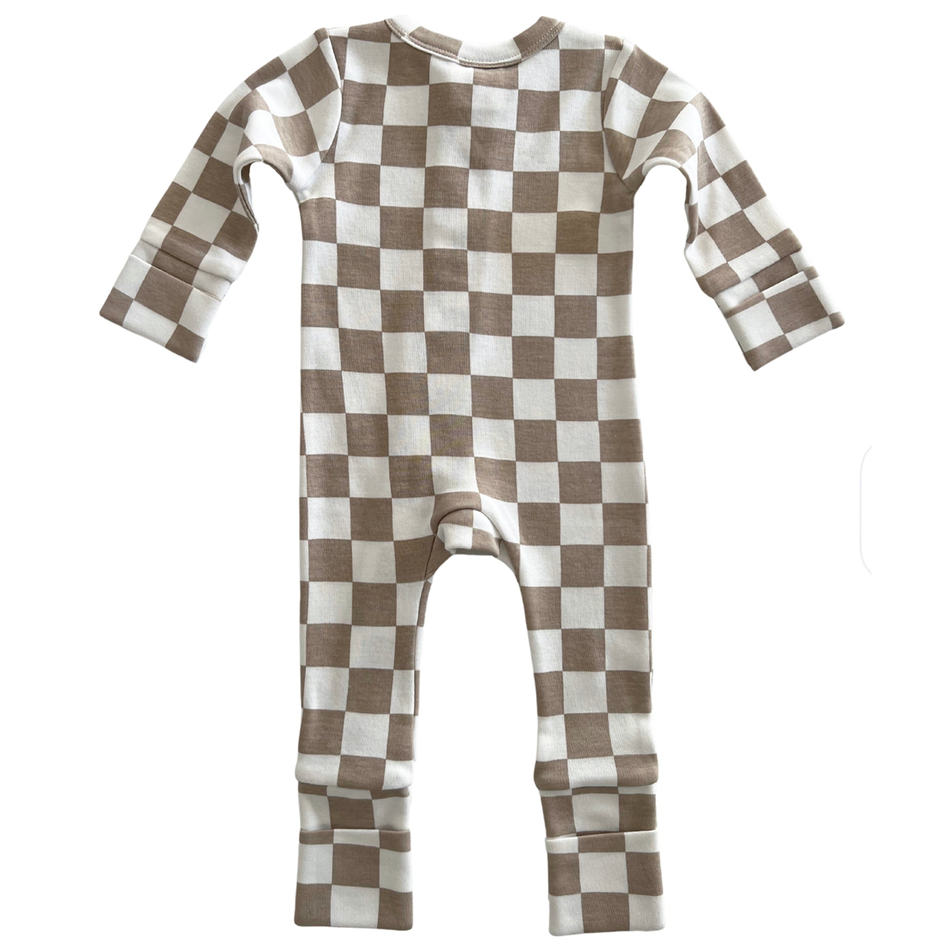 Rainbow Checkerboard Strapless Romper