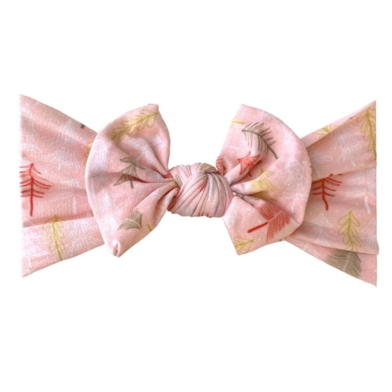 SpearmintLOVE’s baby Classic Knot Bow, Holiday Trees