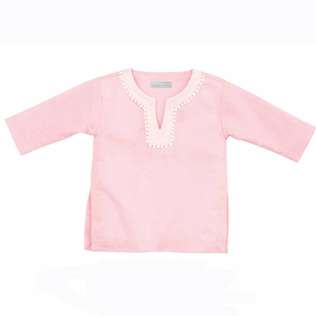 SpearmintLOVE’s baby Linen Tunic, Pink