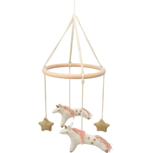 SpearmintLOVE’s baby Unicorn Baby Mobile