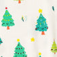 Waffle Henley Romper, Christmas Tree