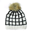 SpearmintLOVE’s baby Windowpane Hat, White/Black